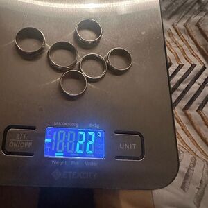 22GRAMS (6)BRASS MULTI SIZE WEDDING BANDS